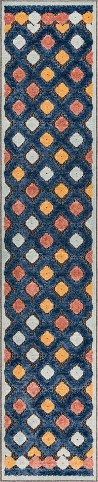 Detail image of 2' x 10' Easy-Clean Belize Indoor / Outdoor Runner Rug