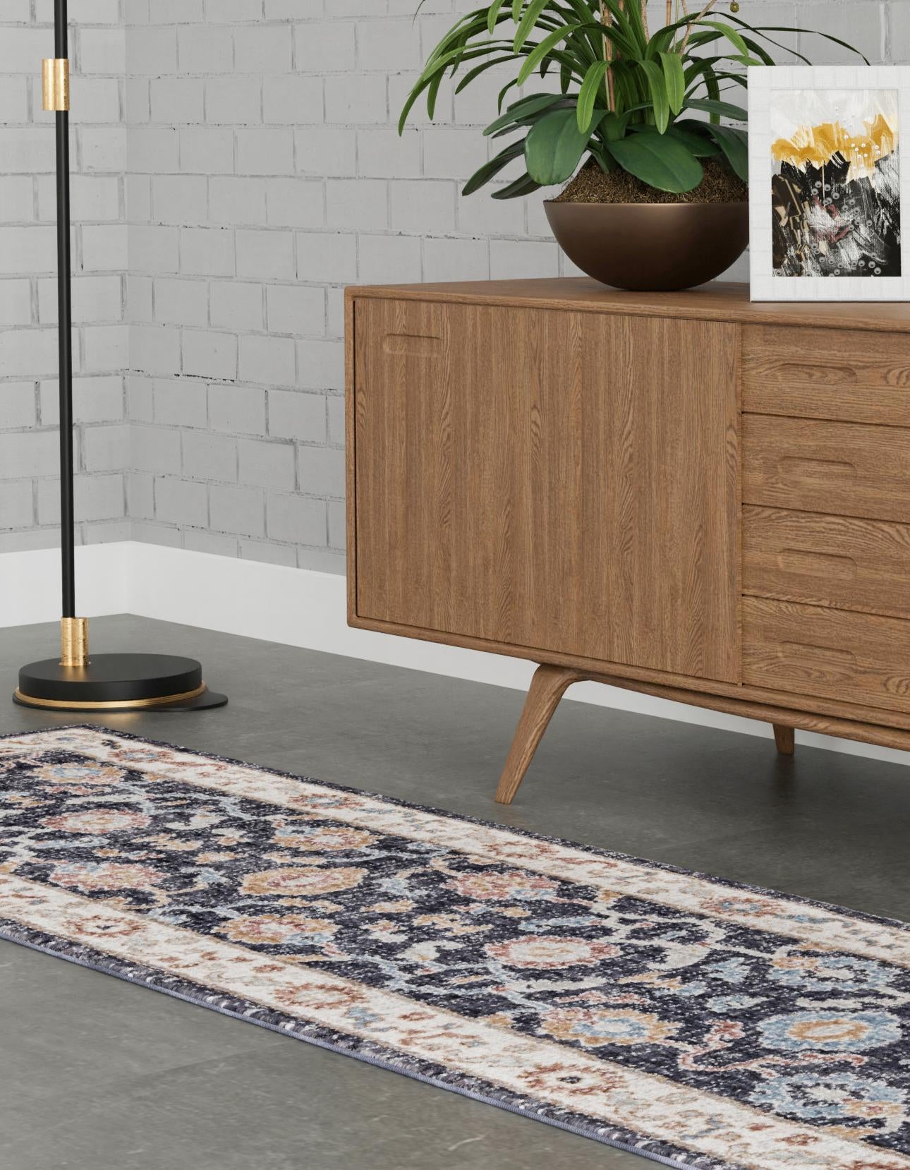 2' x 6' Eco Traditional Runner Rug