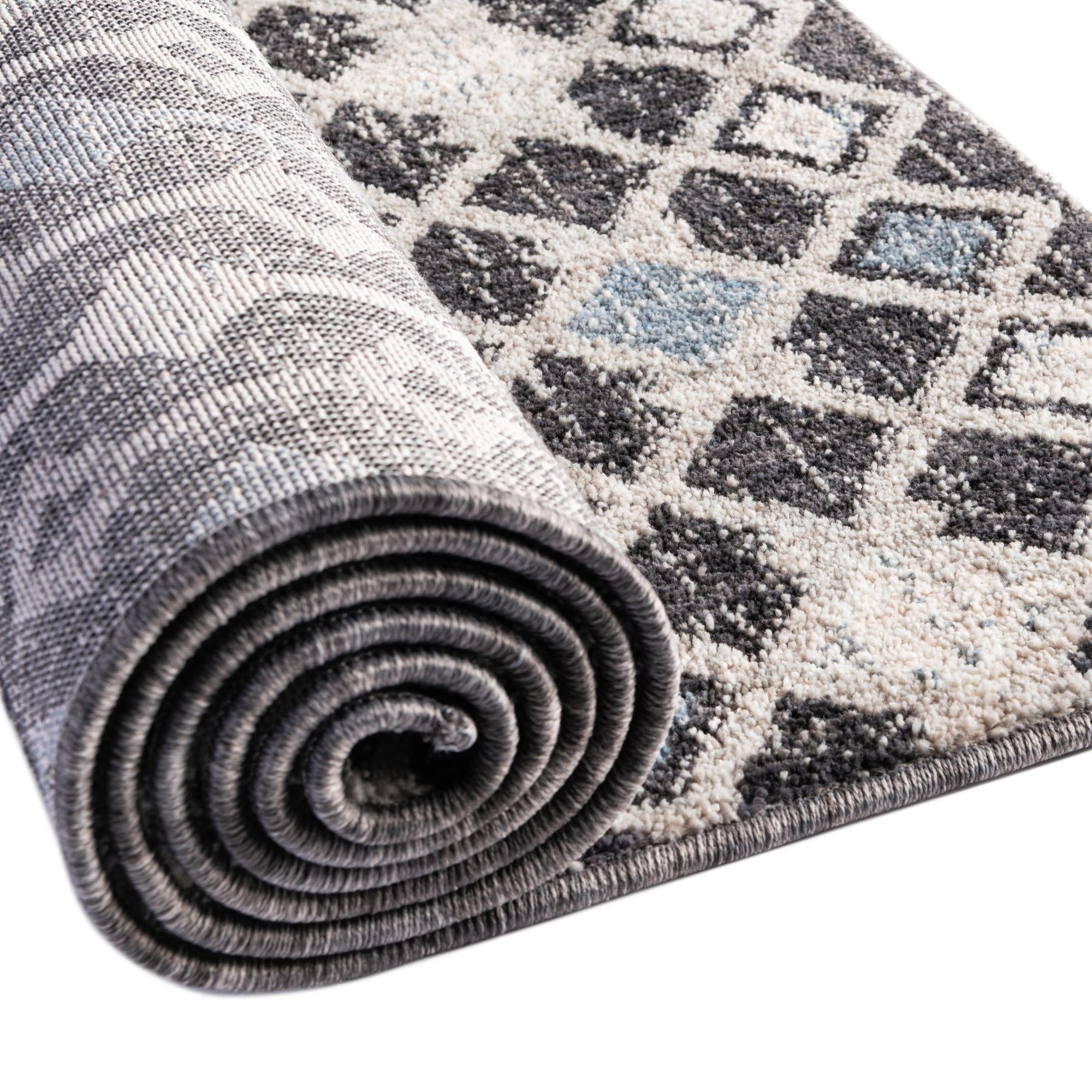 2' 7 x 12' Eco Trellis Runner Rug