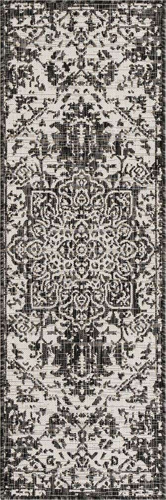 2' x 6' Easy-Clean Jill Zarin Dubai Indoor / Outdoor Runner Rug