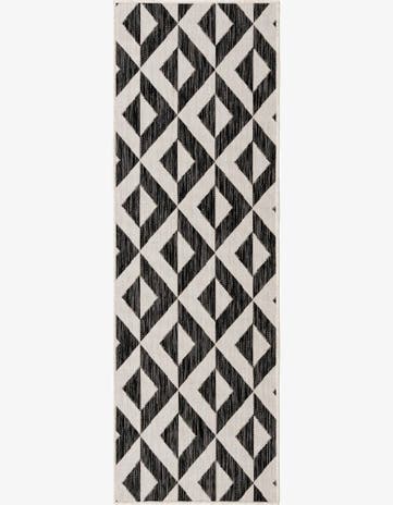 2' x 6' Easy-Clean Jill Zarin Napa Indoor / Outdoor Runner Rug