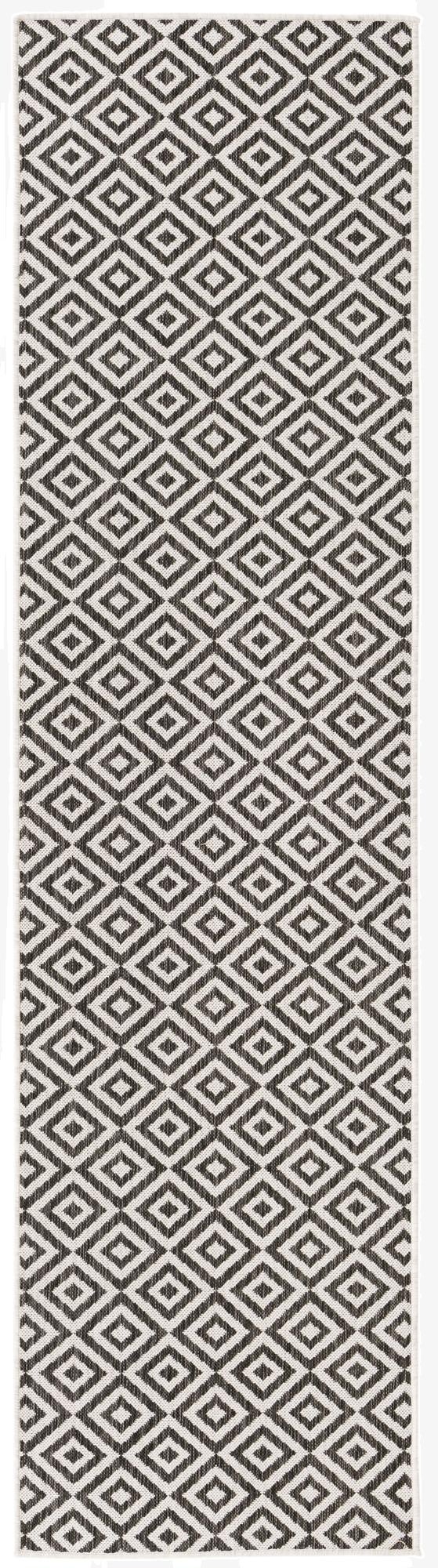 2' 7 x 10'  Washable Jill Zarin Costa Rica Indoor / Outdoor Runner Rug