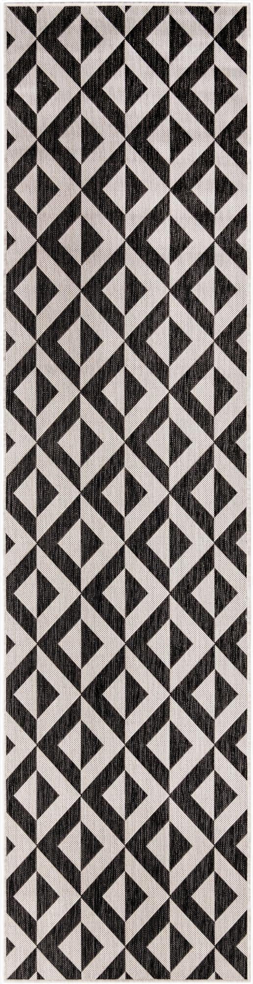 2' 7 x 10'  Washable Jill Zarin Napa Indoor / Outdoor Runner Rug