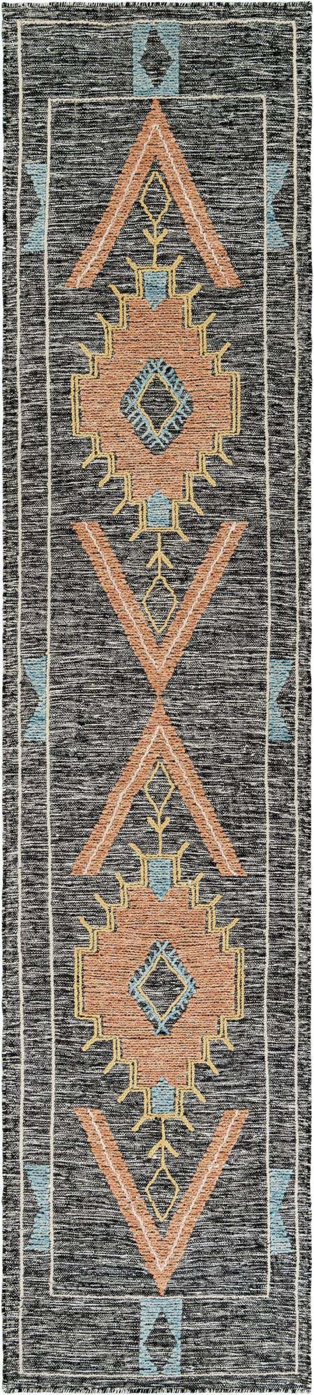 2' 7 x 12' Hand Woven Kilim Wool Runner Rug