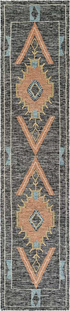 2' 7 x 12' Hand Woven Kilim Wool Runner Rug