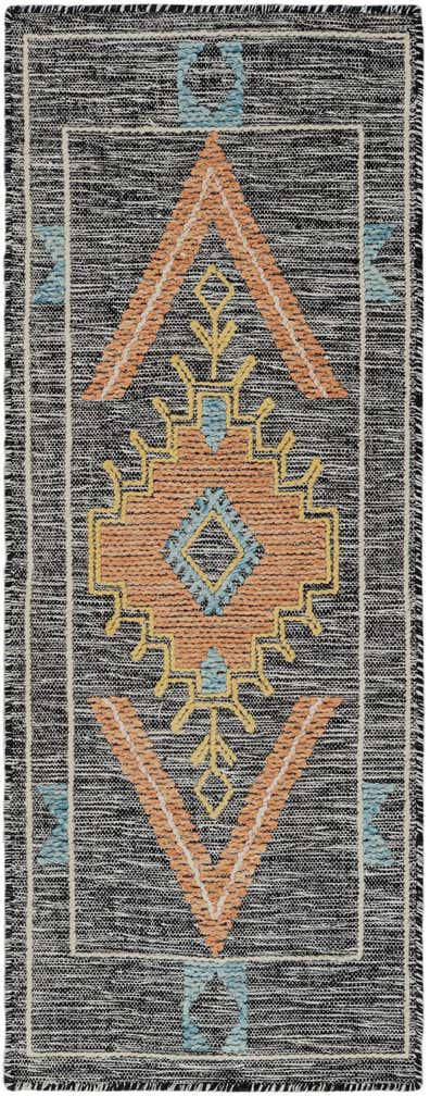 2' x 5' 1 Hand Woven Kilim Wool Runner Rug
