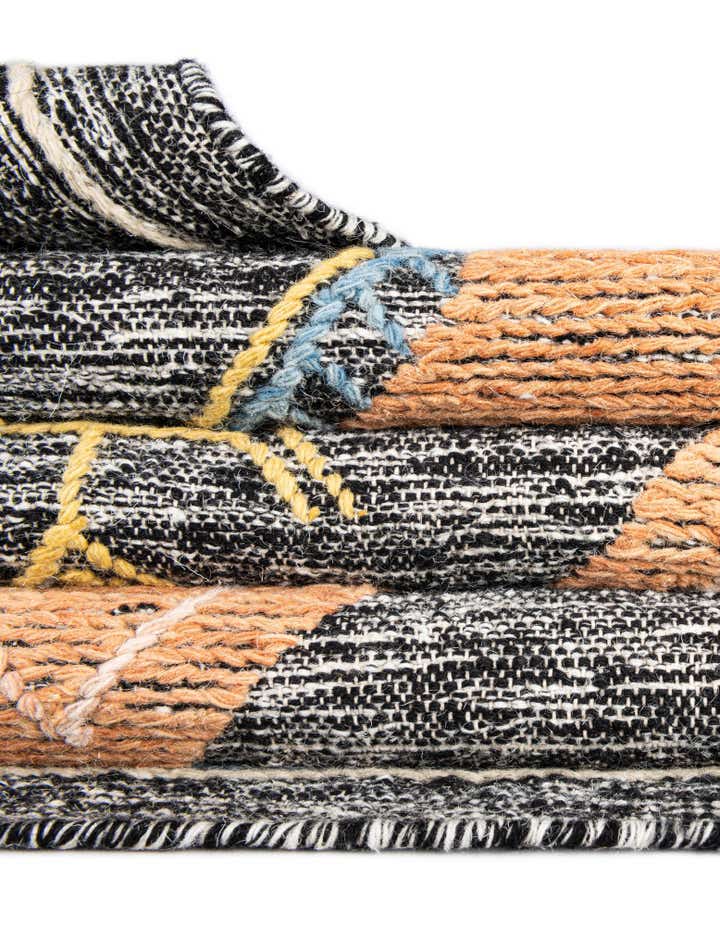 2' x 8' Hand Woven Kilim Wool Runner Rug