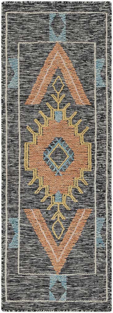 2' x 6' 1 Hand Woven Kilim Wool Runner Rug