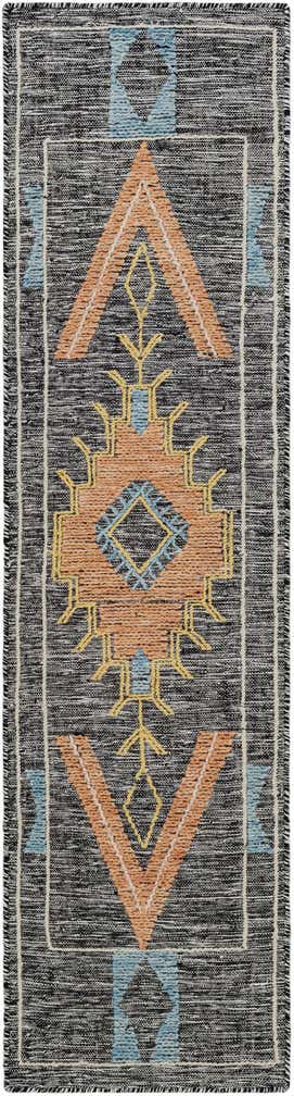 2' x 8' Hand Woven Kilim Wool Runner Rug