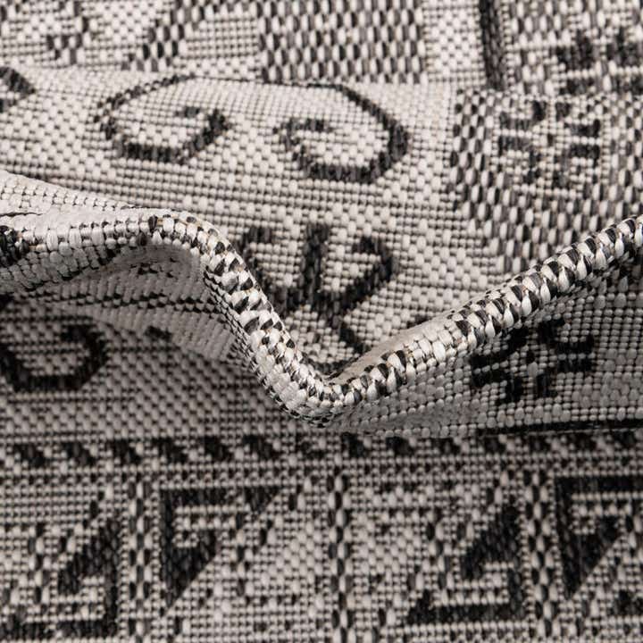 2' 7 x 12' Easy-Clean Aztec Indoor / Outdoor Runner Rug