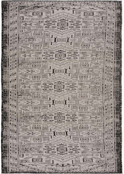 2' 7 x 12' Easy-Clean Aztec Indoor / Outdoor Runner Rug