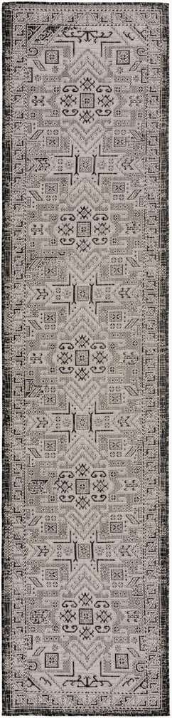 2' 7 x 12' Easy-Clean Aztec Indoor / Outdoor Runner Rug