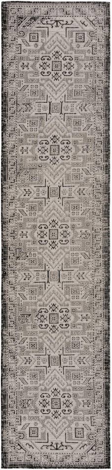 Detail image of 2' 7 x 12' Easy-Clean Aztec Indoor / Outdoor Runner Rug