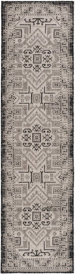 Detail image of 2' x 8' Easy-Clean Aztec Indoor / Outdoor Runner Rug