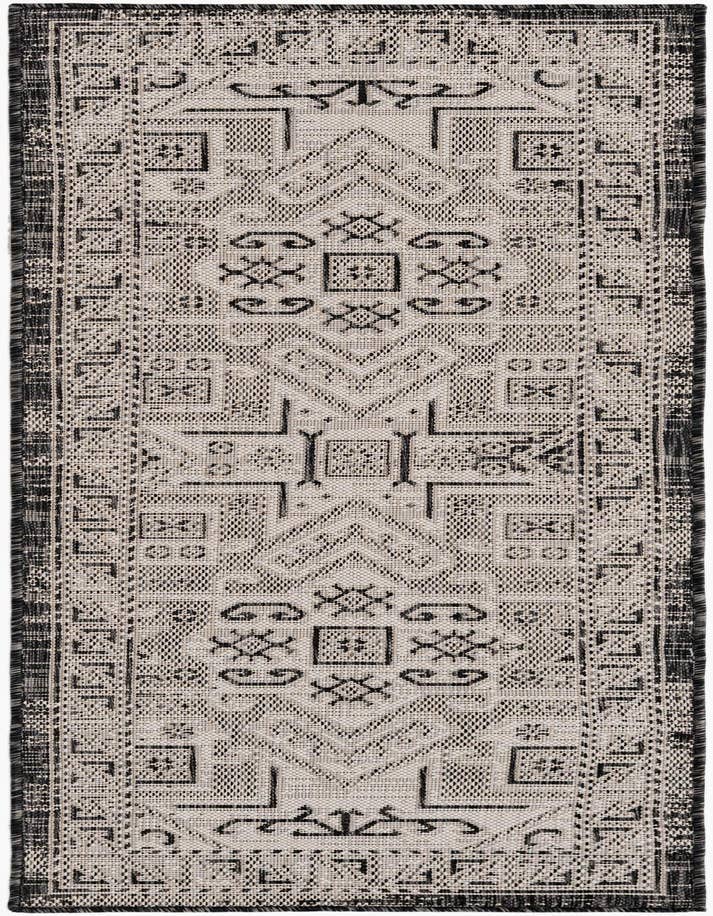 Detail image of 2' x 6' Easy-Clean Aztec Indoor / Outdoor Runner Rug