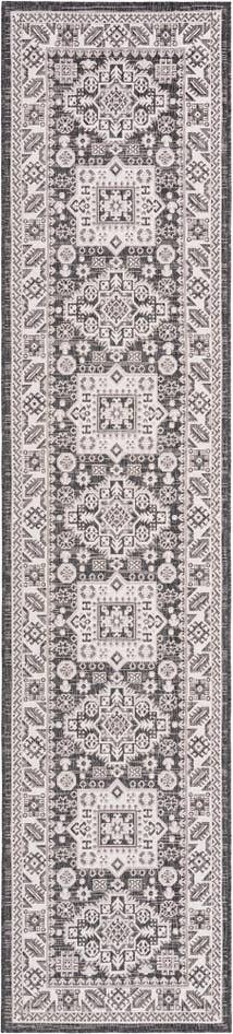 Detail image of 2' 7 x 12' Easy-Clean Aztec Indoor / Outdoor Runner Rug