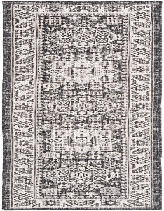 Detail image of 2' x 8' Easy-Clean Aztec Indoor / Outdoor Runner Rug