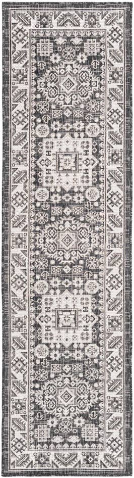 Detail image of 2' x 8' Easy-Clean Aztec Indoor / Outdoor Runner Rug