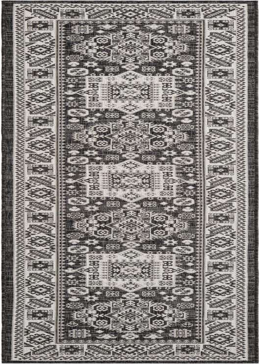 2' 7 x 10' Easy-Clean Aztec Indoor / Outdoor Runner Rug