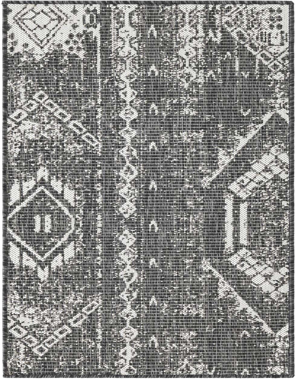 2' x 4' Easy-Clean Bohemian Indoor / Outdoor Runner Rug