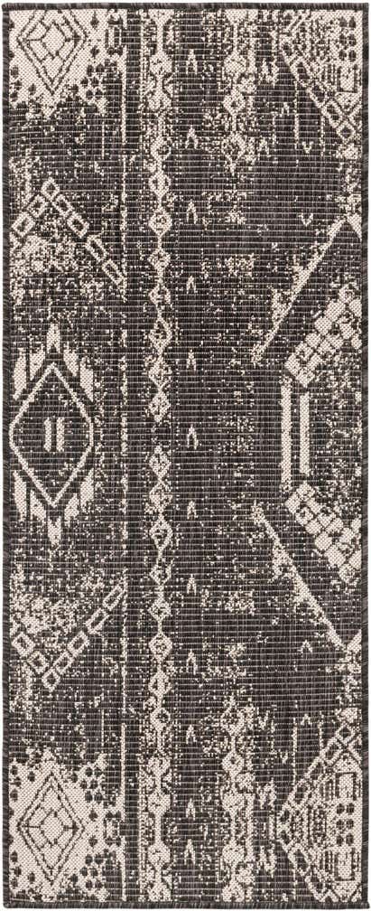2' x 5' 3 Easy-Clean Bohemian Indoor / Outdoor Runner Rug