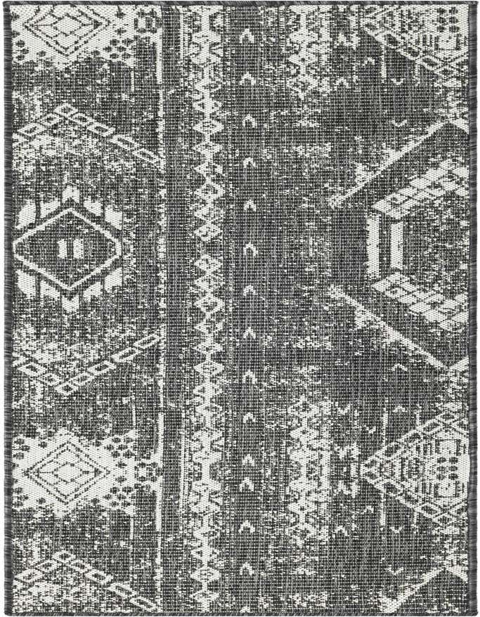 2' x 6' Easy-Clean Bohemian Indoor / Outdoor Runner Rug
