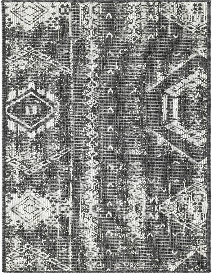 Detail image of 2' x 6' Easy-Clean Bohemian Indoor / Outdoor Runner Rug