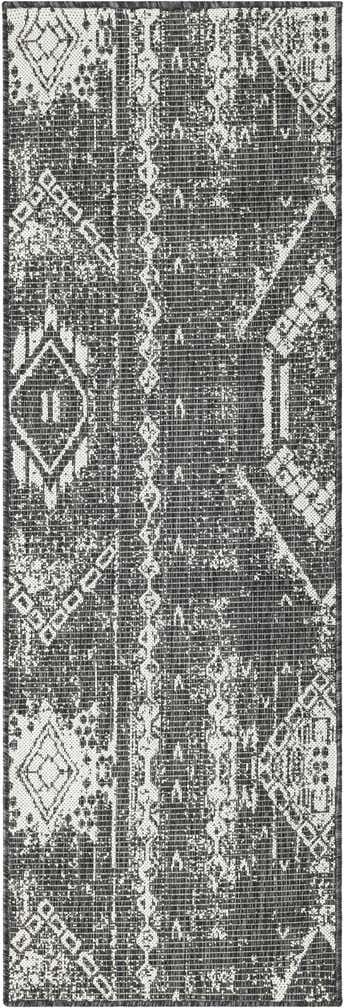 2' x 6' Easy-Clean Bohemian Indoor / Outdoor Runner Rug