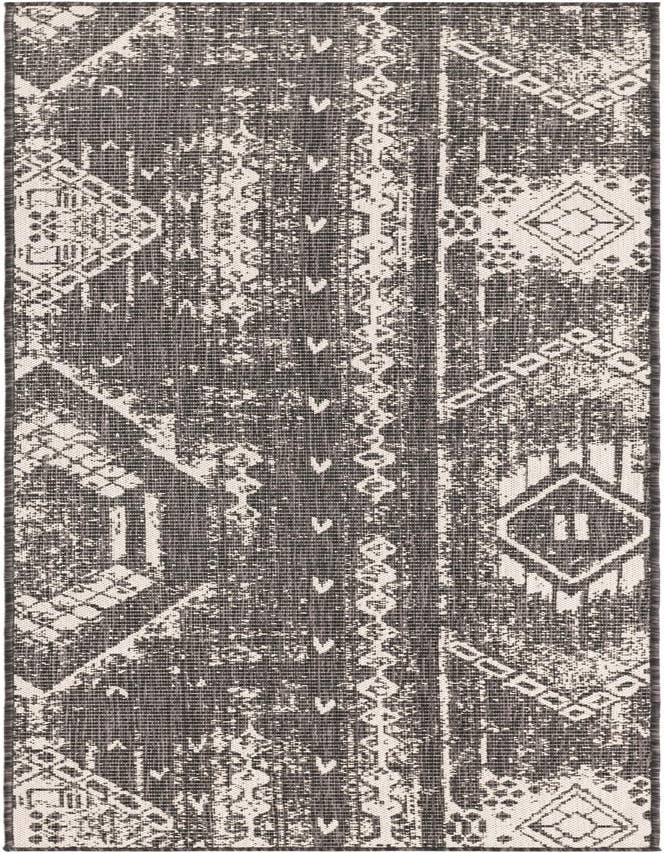 Detail image of 2' x 8' Easy-Clean Bohemian Indoor / Outdoor Runner Rug