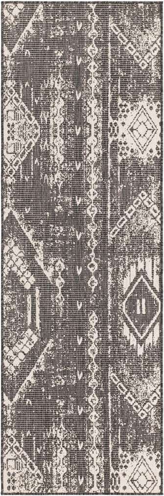 2' x 8' Easy-Clean Bohemian Indoor / Outdoor Runner Rug