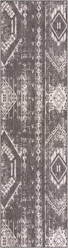 Detail image of 2' 7 x 12' Easy-Clean Bohemian Indoor / Outdoor Runner Rug