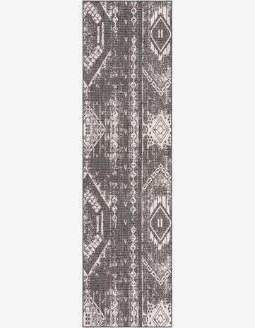 2' 7 x 12' Easy-Clean Bohemian Indoor / Outdoor Runner Rug