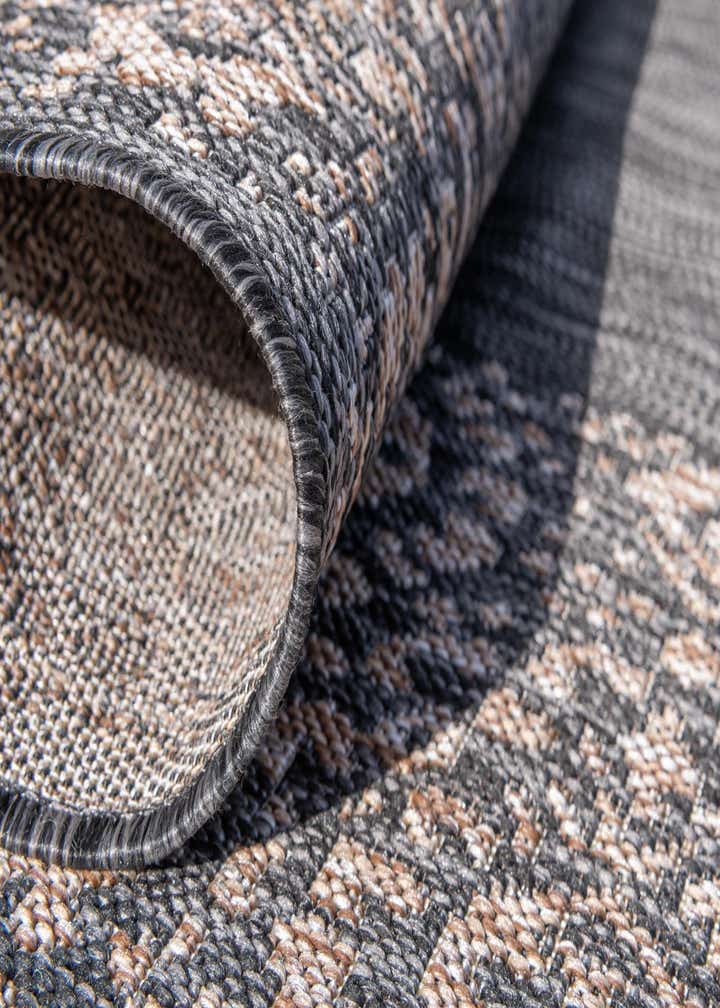 2' x 6' Easy-Clean Border Indoor / Outdoor Runner Rug
