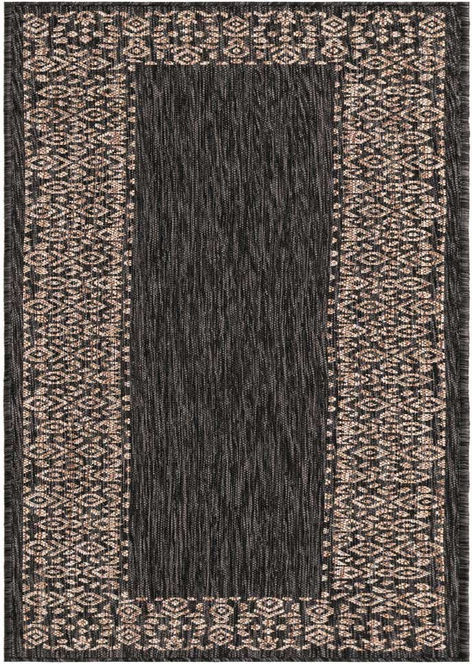2' x 6' Easy-Clean Border Indoor / Outdoor Runner Rug