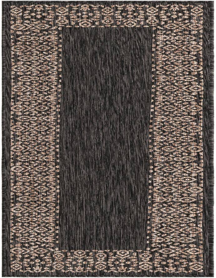 Detail image of 2' x 6' Easy-Clean Border Indoor / Outdoor Runner Rug