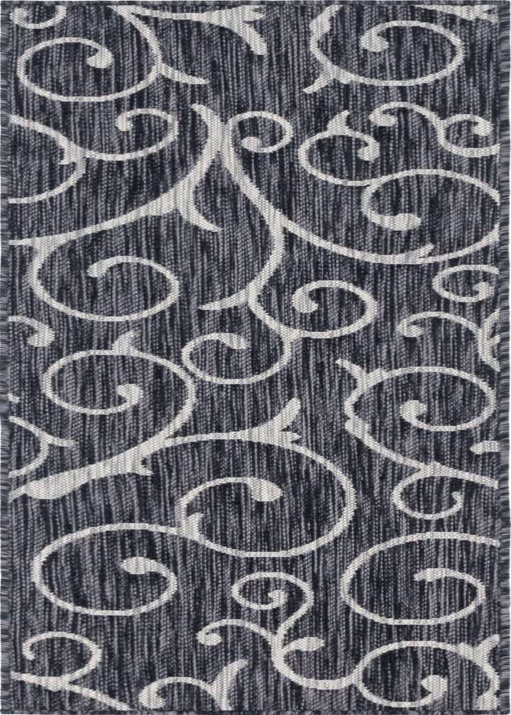 2' x 6' Easy-Clean Botanical Indoor / Outdoor Runner Rug