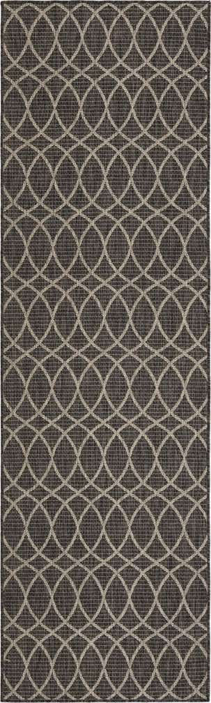 2' 7 x 10' Easy-Clean Lattice Indoor / Outdoor Runner Rug