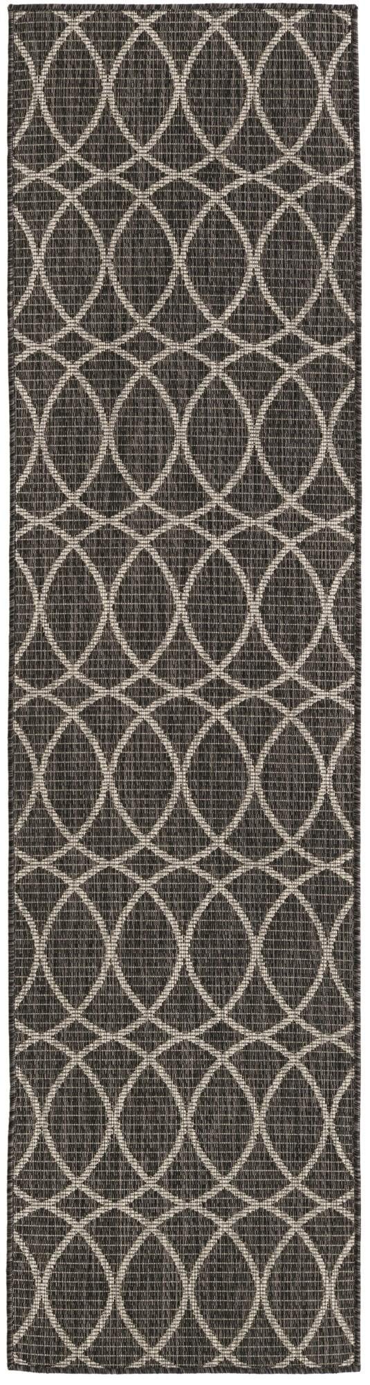 2' x 8' Easy-Clean Lattice Indoor / Outdoor Runner Rug