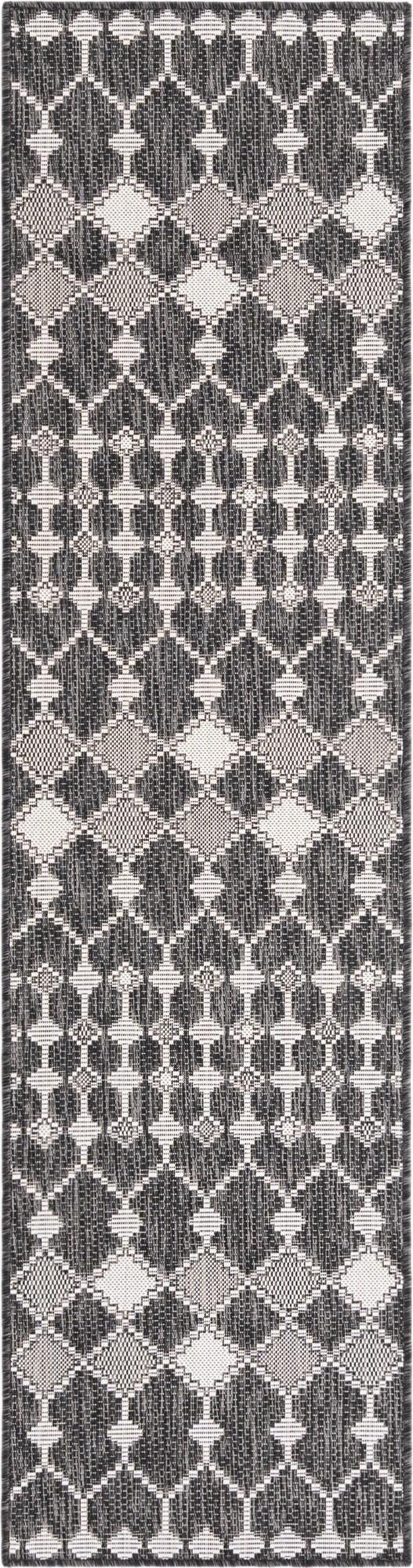 2' x 8' Easy-Clean Lattice Indoor / Outdoor Runner Rug