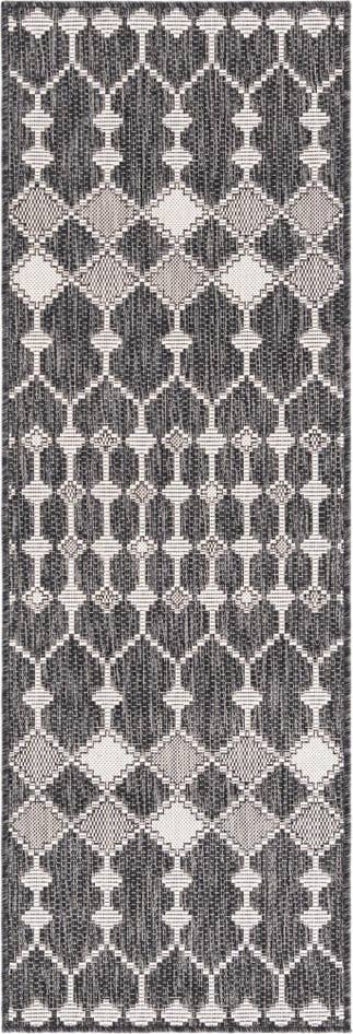 Detail image of 2' x 6' Easy-Clean Lattice Indoor / Outdoor Runner Rug
