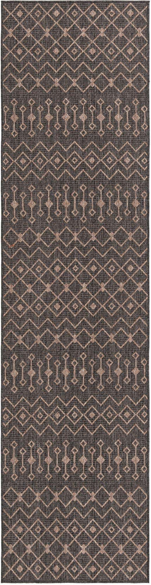 2' 7 x 10' Easy-Clean Lattice Indoor / Outdoor Runner Rug