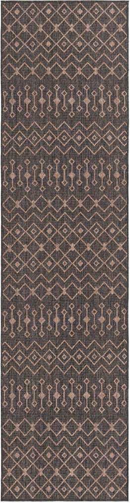 2' 7 x 10' Easy-Clean Lattice Indoor / Outdoor Runner Rug