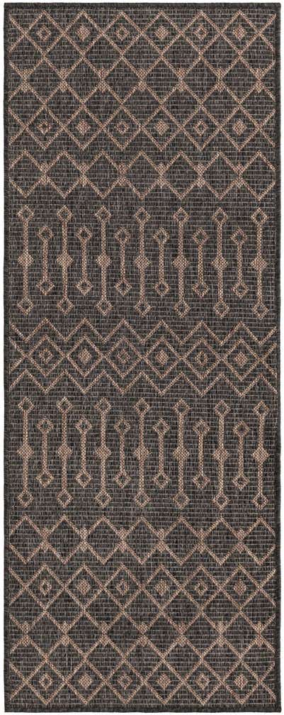 2' x 5' Easy-Clean Lattice Indoor / Outdoor Runner Rug
