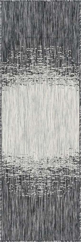 2' x 6' Easy-Clean Modern Indoor / Outdoor Runner Rug