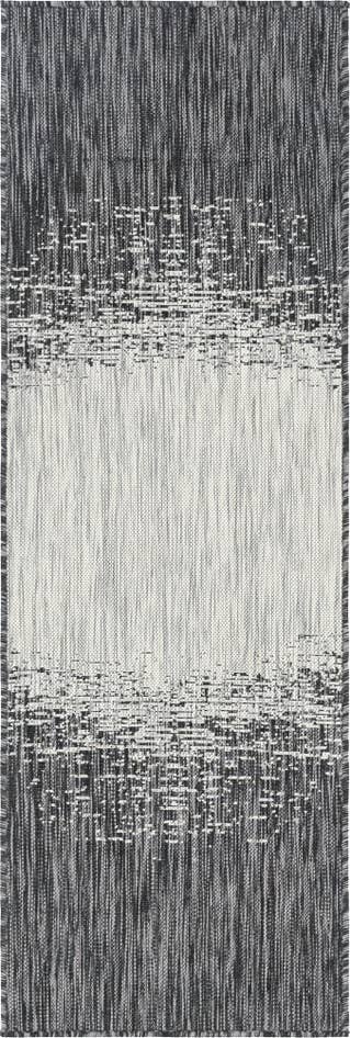Detail image of 2' x 6' Easy-Clean Modern Indoor / Outdoor Runner Rug