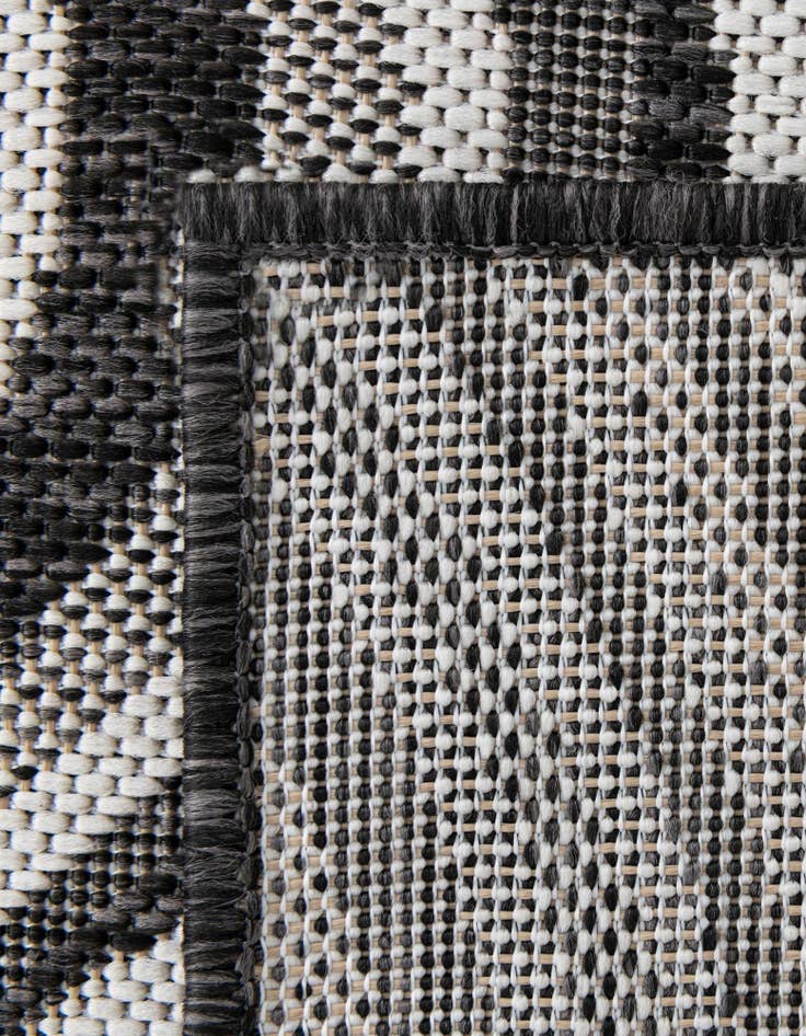 Detail image of 2' x 6' Easy-Clean Modern Indoor / Outdoor Runner Rug
