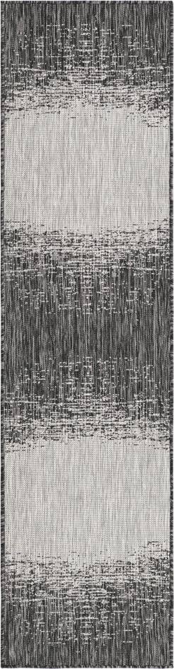 Detail image of 2' x 8' Easy-Clean Modern Indoor / Outdoor Runner Rug