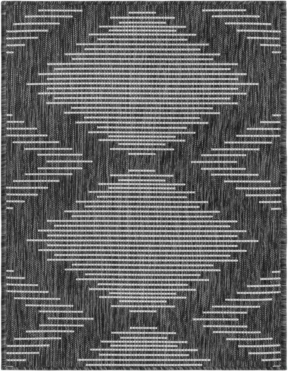 2' x 4' Easy-Clean Modern Indoor / Outdoor Runner Rug