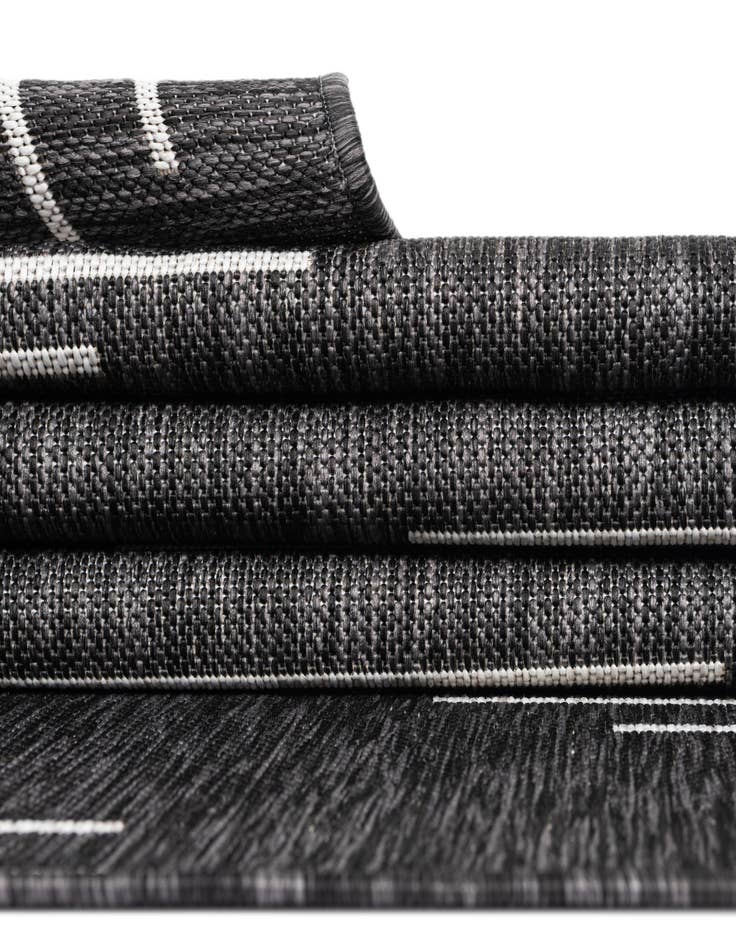 Detail image of 2' x 6' Easy-Clean Modern Indoor / Outdoor Runner Rug