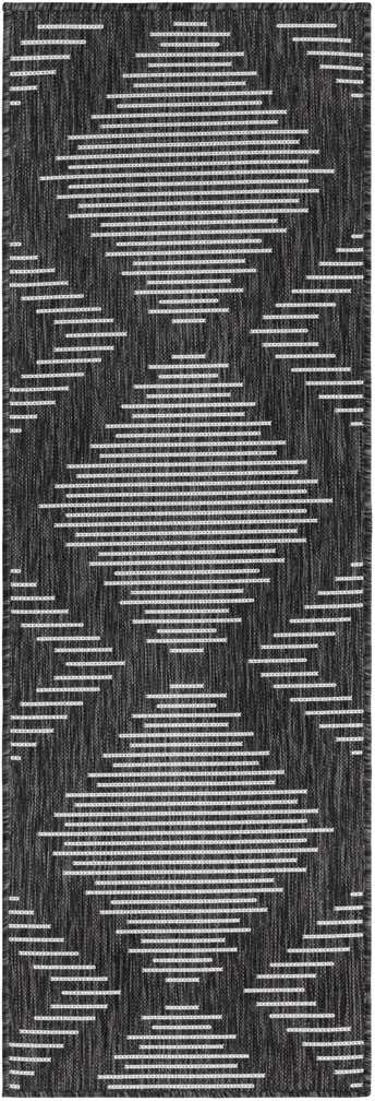 2' x 6' Easy-Clean Modern Indoor / Outdoor Runner Rug